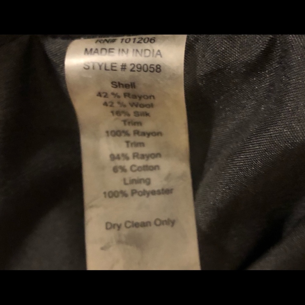 Soft Surroundings Topper, Size -Small(?Med)EUC,Made in- India - Picture 5 of 6